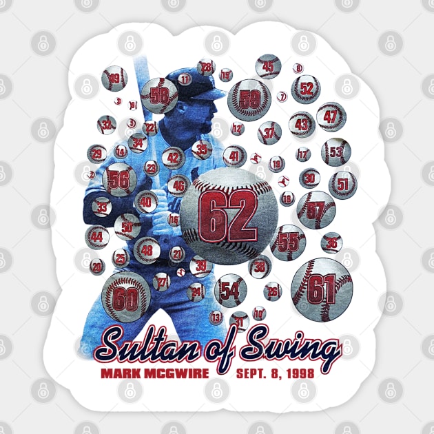 McGwire Sultan of Swing - Cardinals Baseball Sticker by nicklower